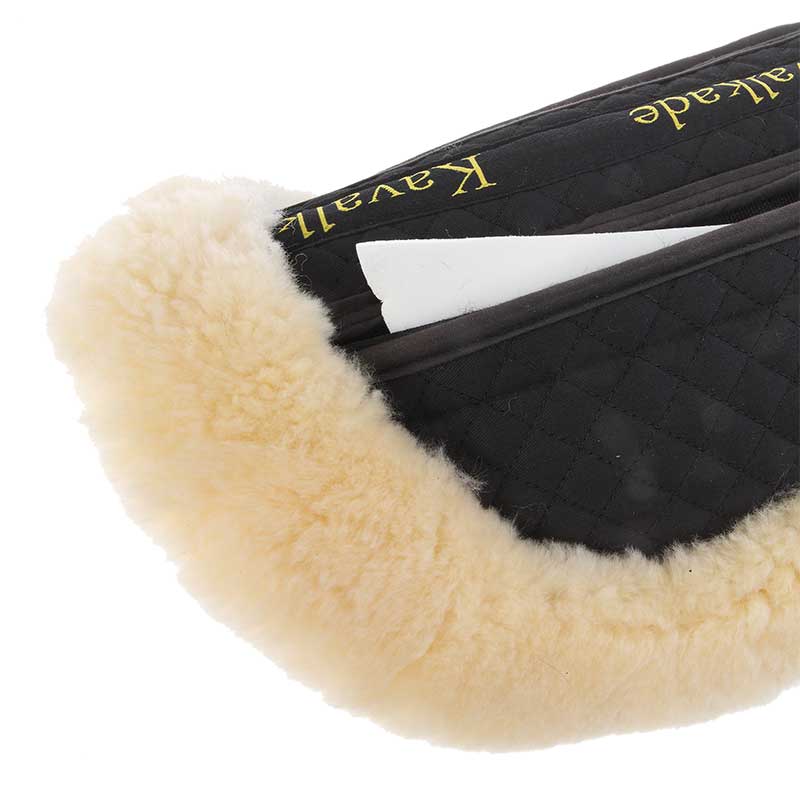 Korrekturunterlage Lammfell mit Taschen