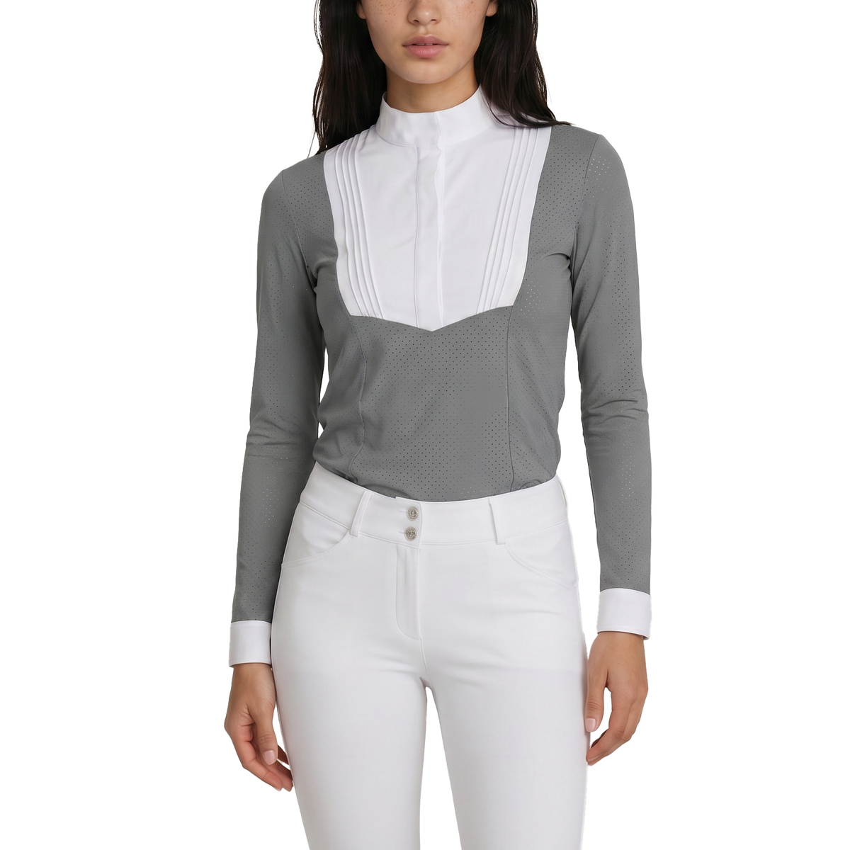Turnier Bluse Damen Heritage Luft Langarm