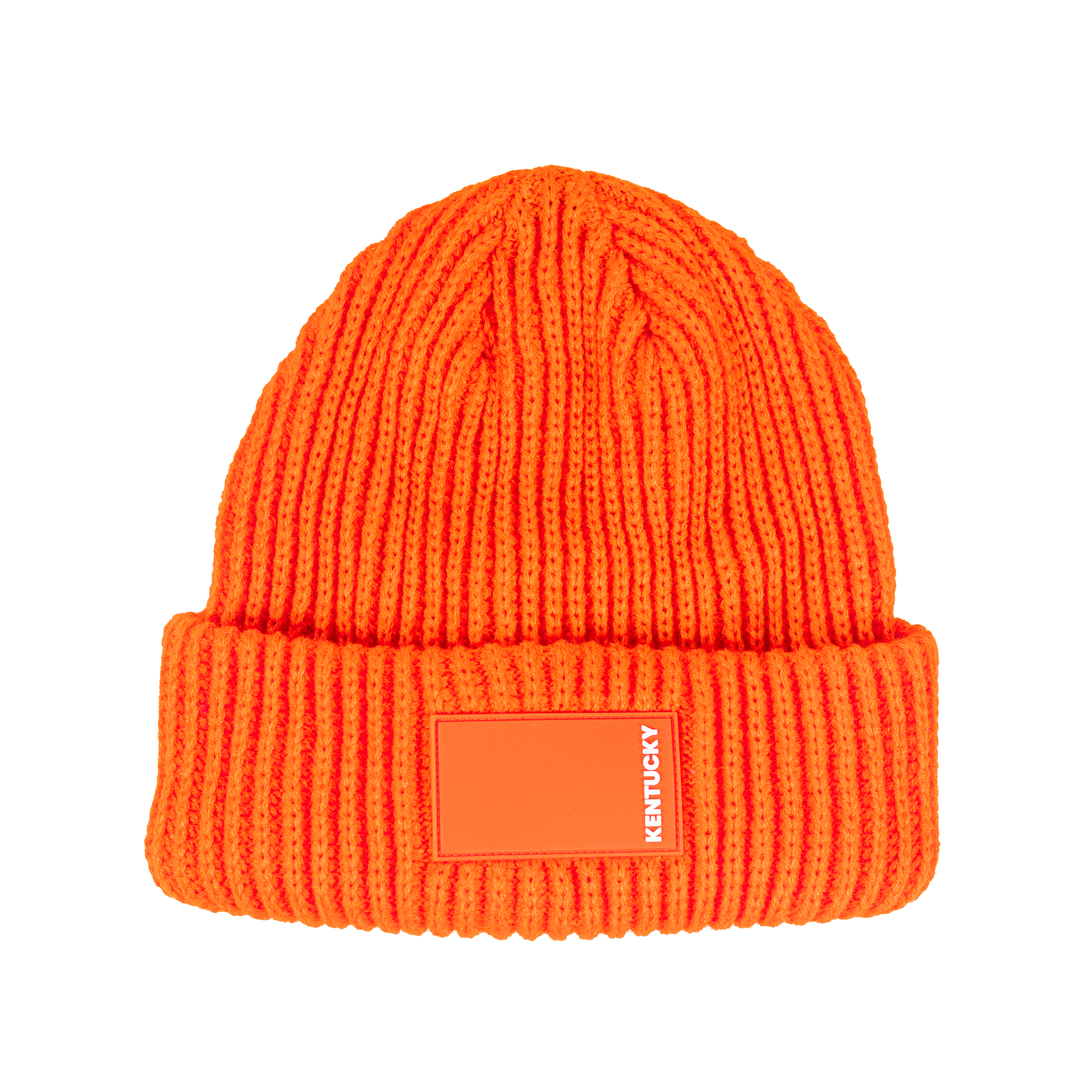 Beanie mit gummiertem Logo