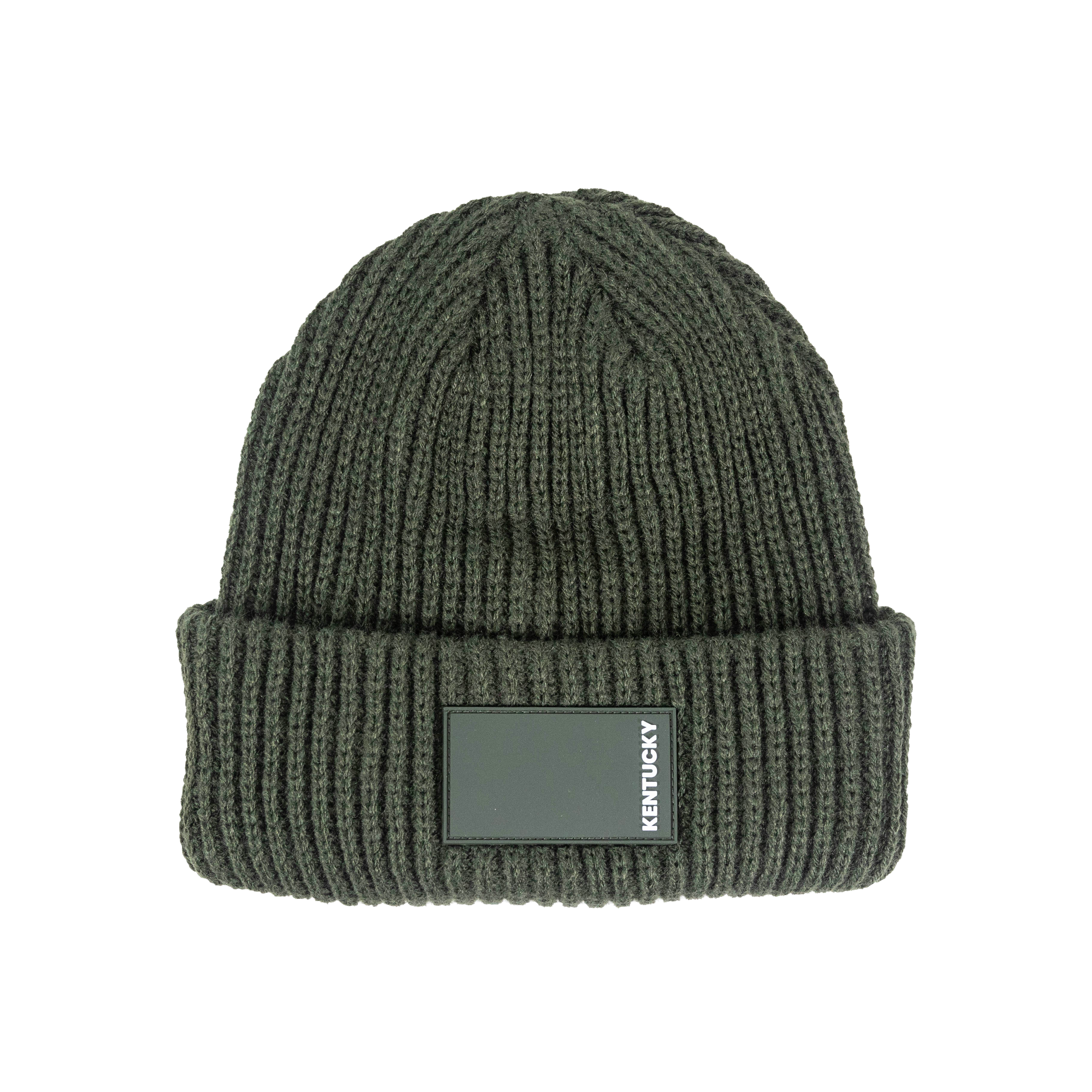 Beanie mit gummiertem Logo