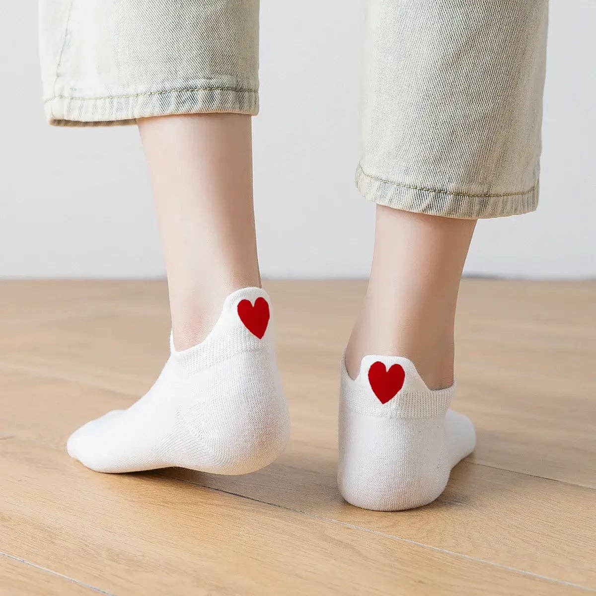 ❤️ Love Club - Sneaker Socken weiß