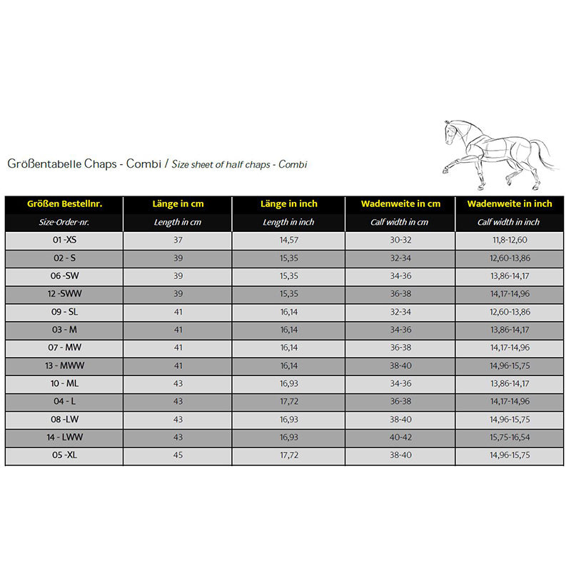 Wadenchaps "Combi"