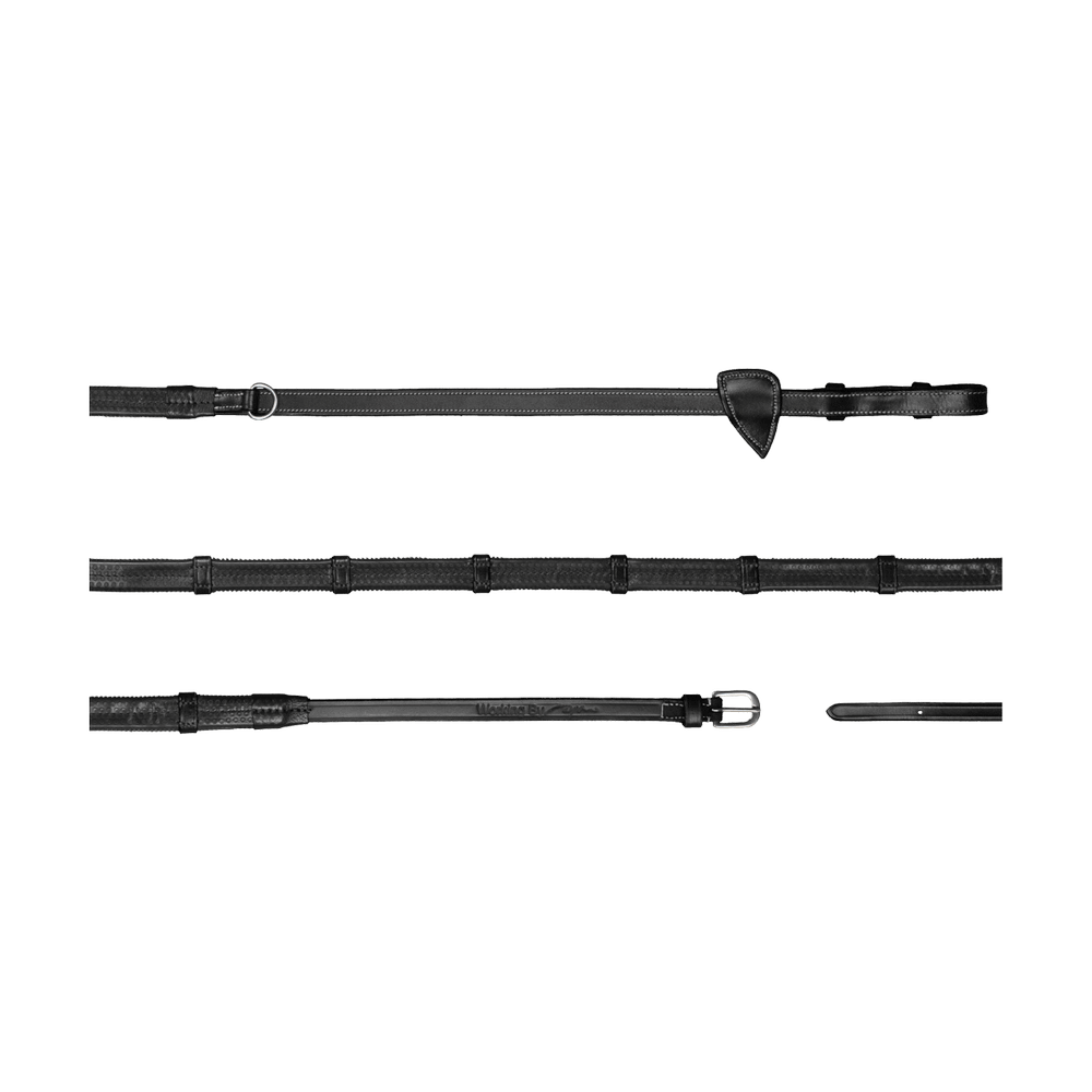 Thiedemann Howlett Gummizügel mit 7 Lederstegen 1/2" 13mm