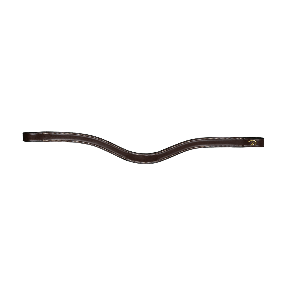 Flacher Stirnriemen in V-Form aus Flachleder