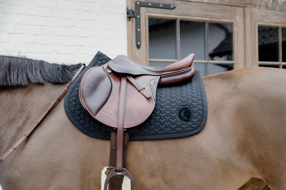 Schabracke Plaited 3D Logo Springen - Kentucky Horsewear