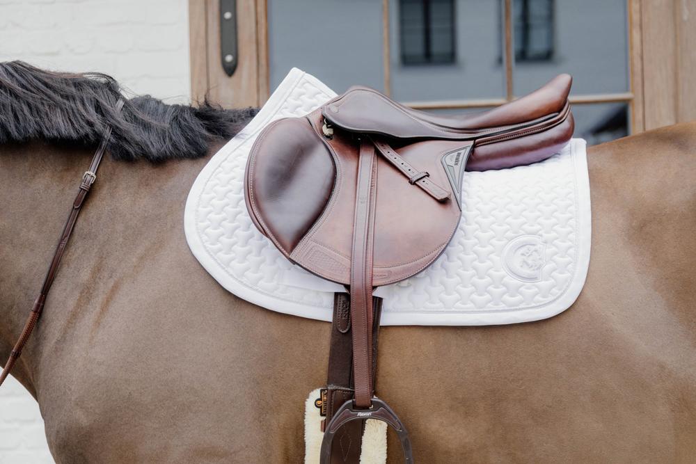 Schabracke Plaited 3D Logo Springen - Kentucky Horsewear