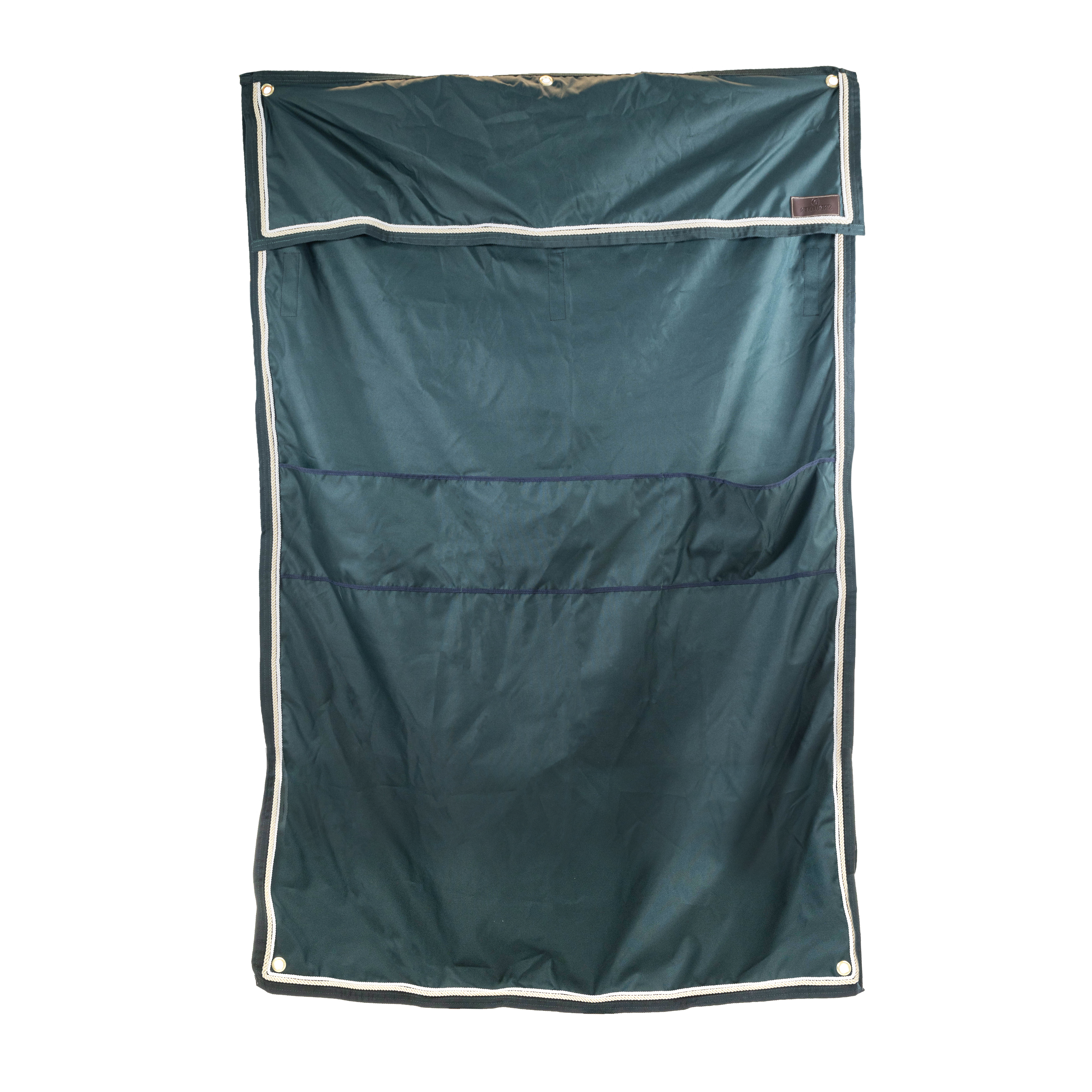 Boxenwandvorhang wasserdicht classic mit Taschen