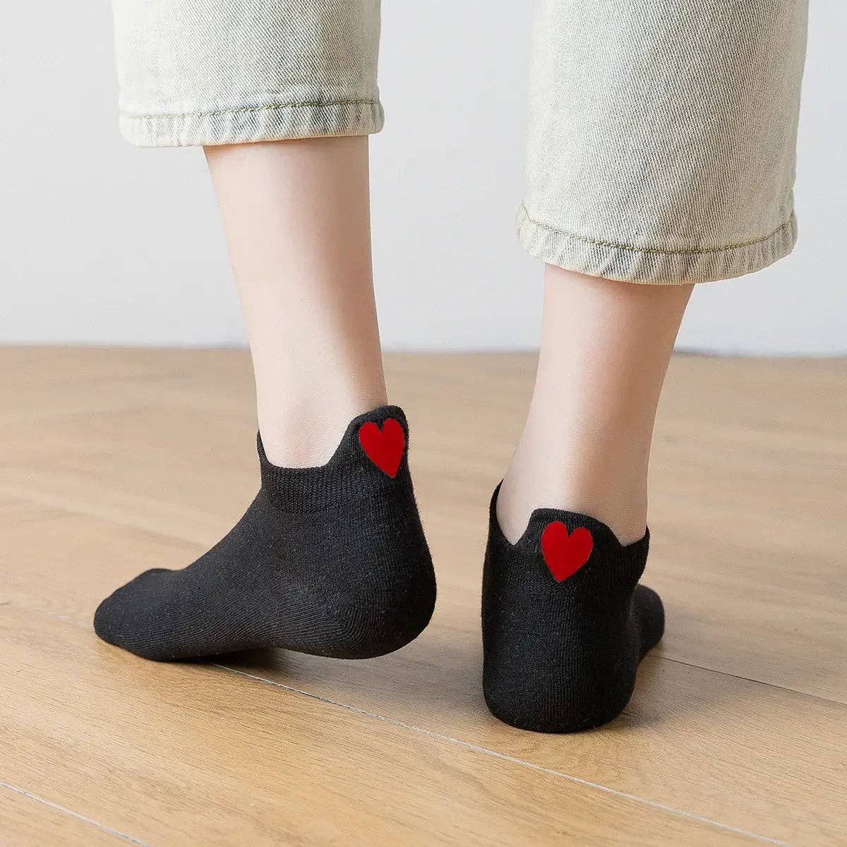 ❤️ Love Club - Sneaker Socken schwarz
