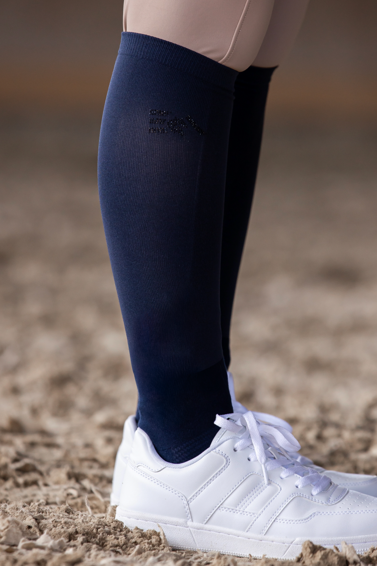 EquiAttire Reitsocken - navy black edition
