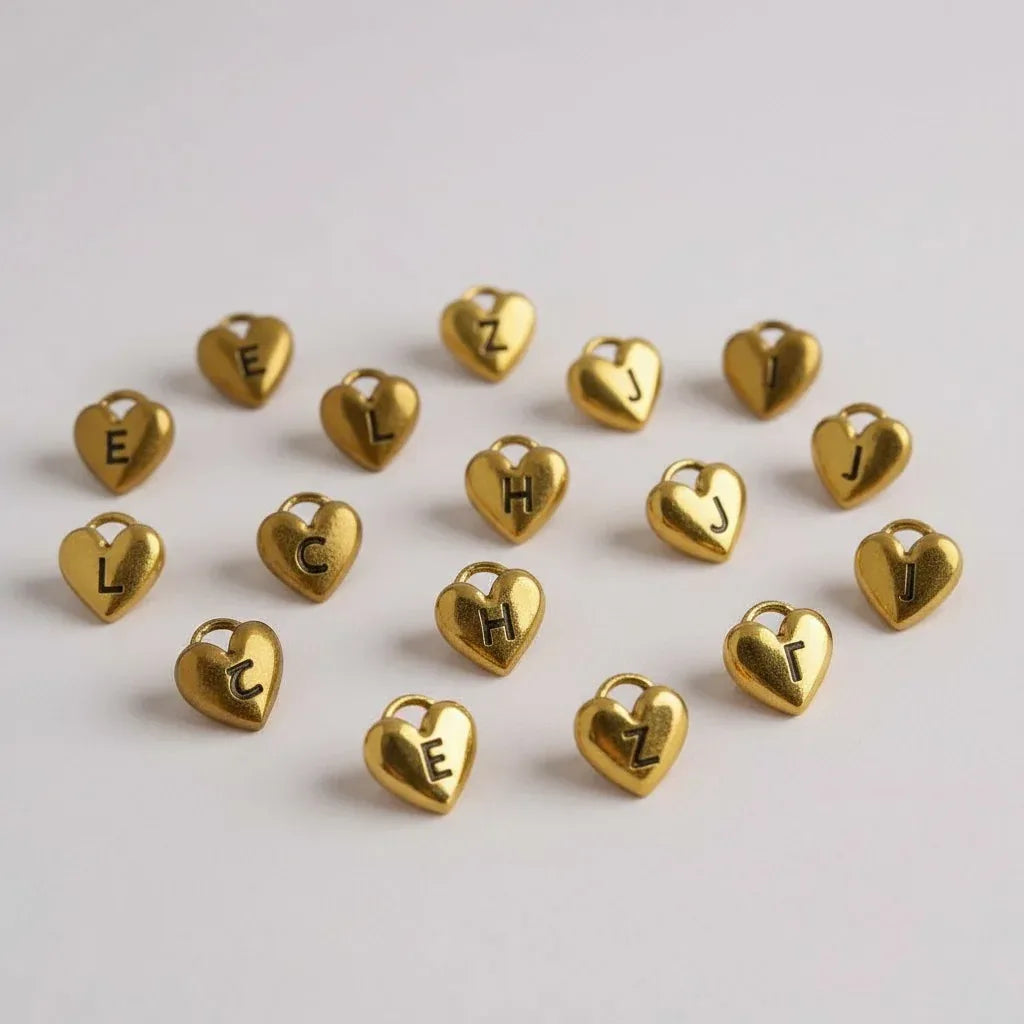 HEART BUCHSTABEN Charm