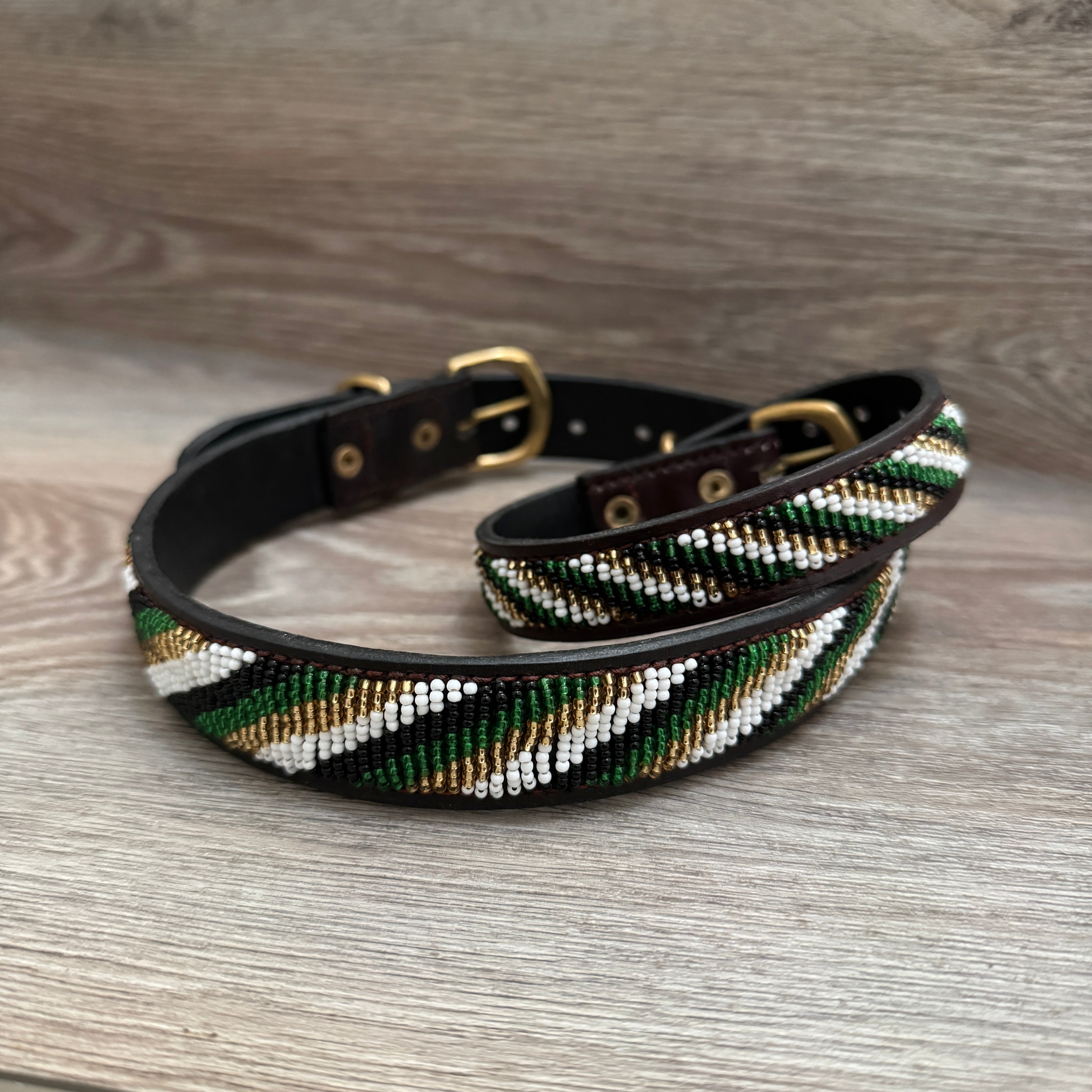 Hundehalsband GRÖßE XS Perlen Maasai Kollektion