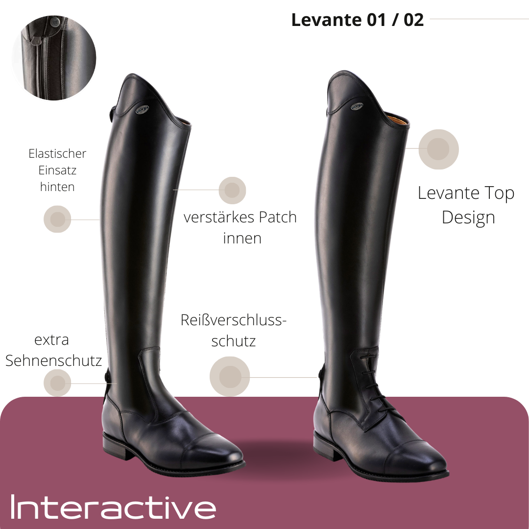 Levante 01 / Levante 02 Reitstiefel Konfigurator