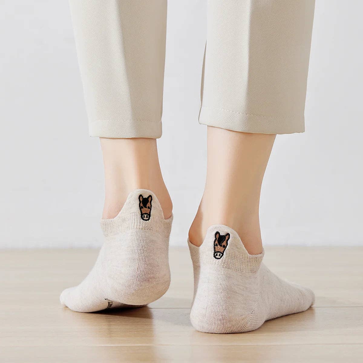 🐴 Cozy Hooves – 4er Socken-Set Pferdeliebe