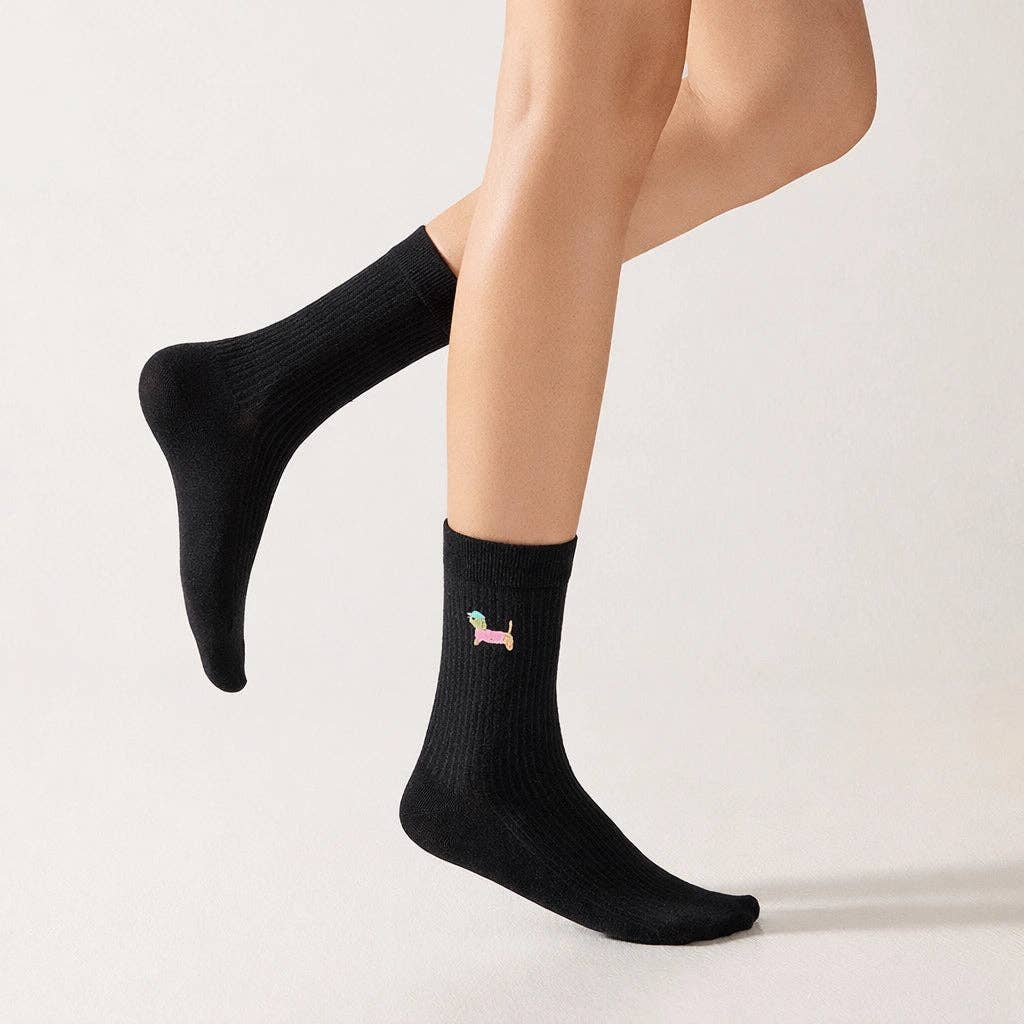 🐶 Sausage Dog Love – 3er Socken-Set