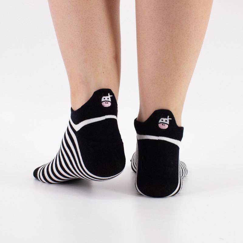 🐮 Cow Love – Sneaker-Socken
