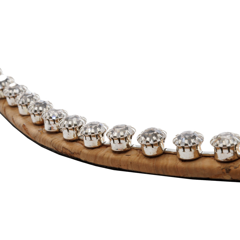 Kork Stirnband "Cortica Strass" - vegan