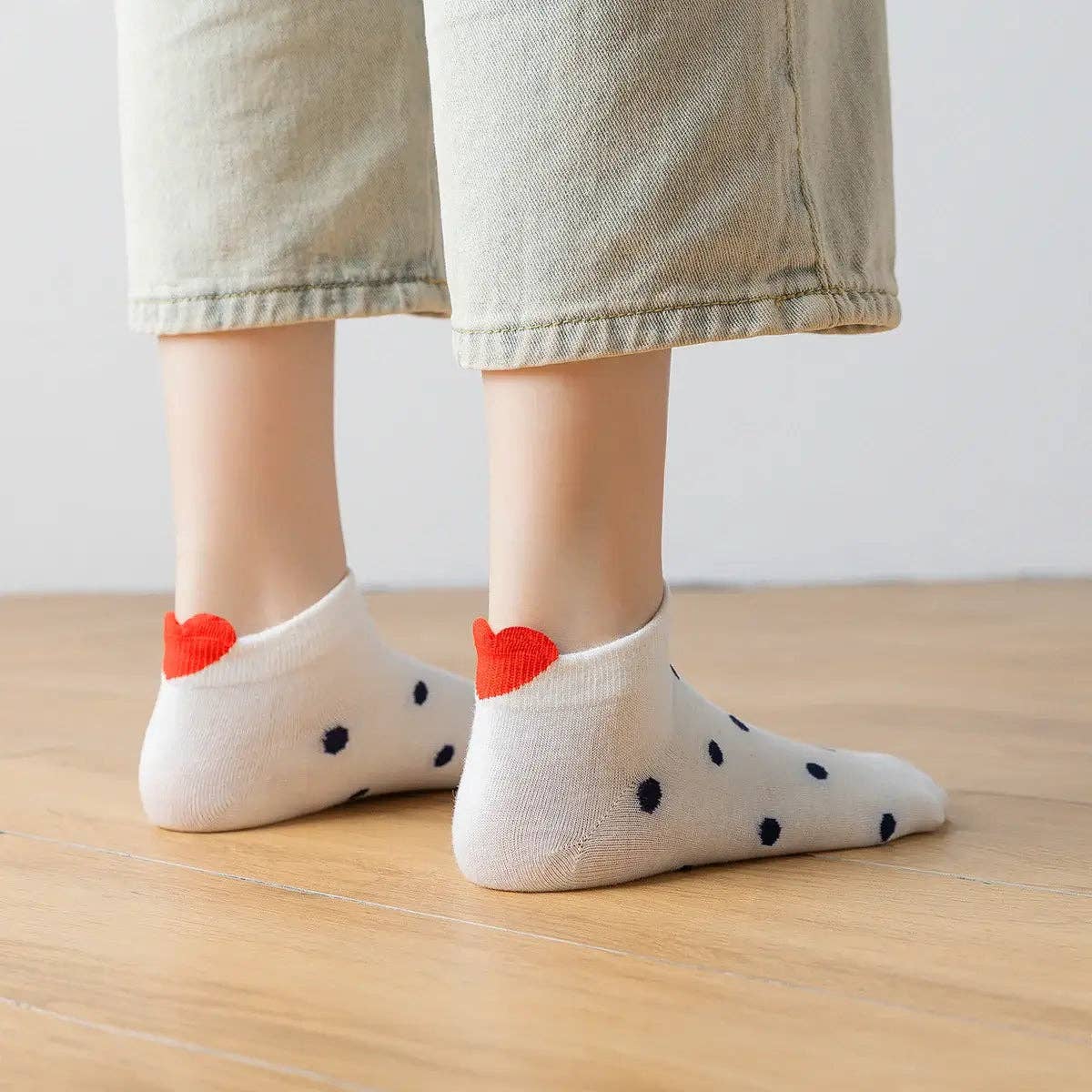 ❤️ Love Club - 5er Set Sneaker Socken Herz