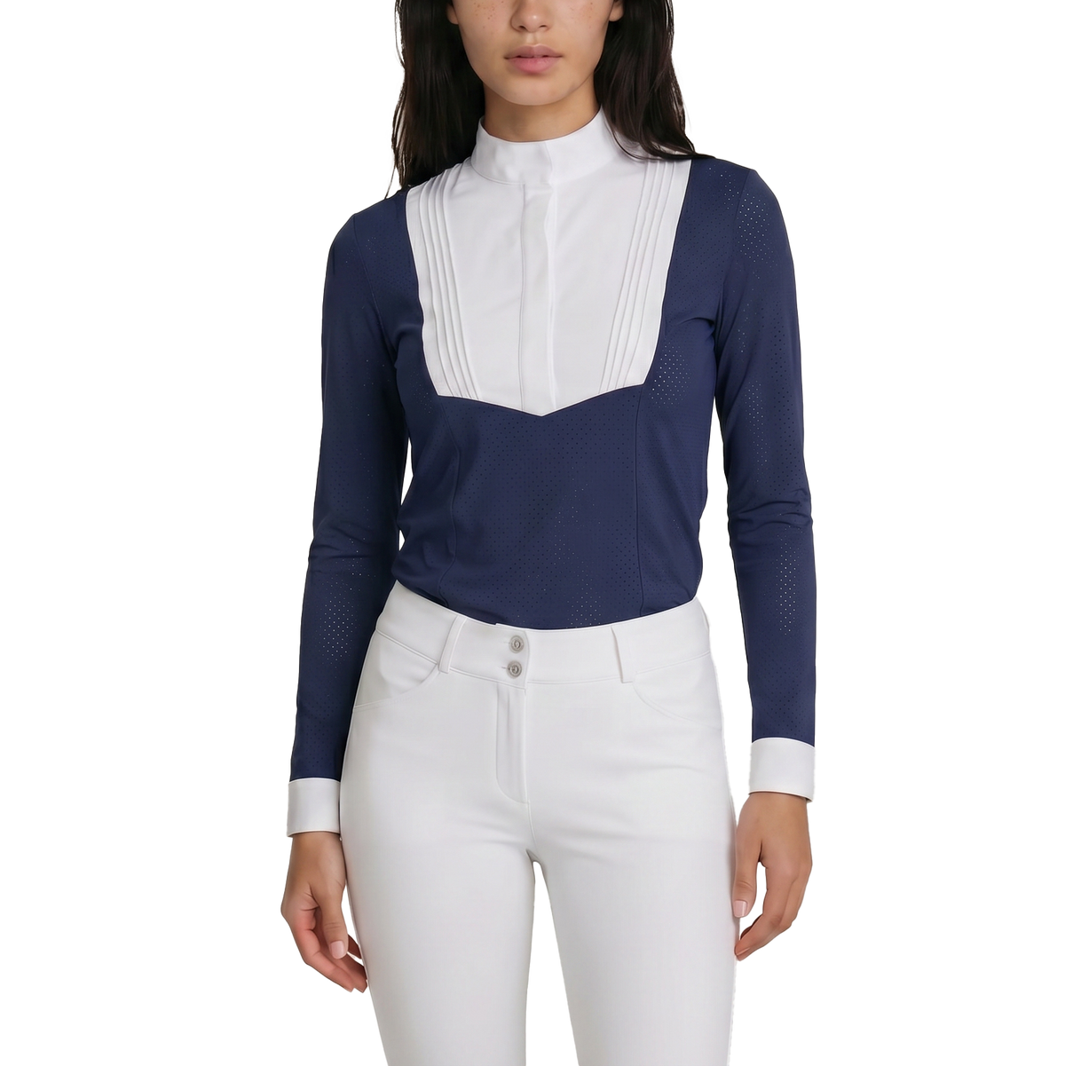 Turnier Bluse Damen Heritage Luft Langarm
