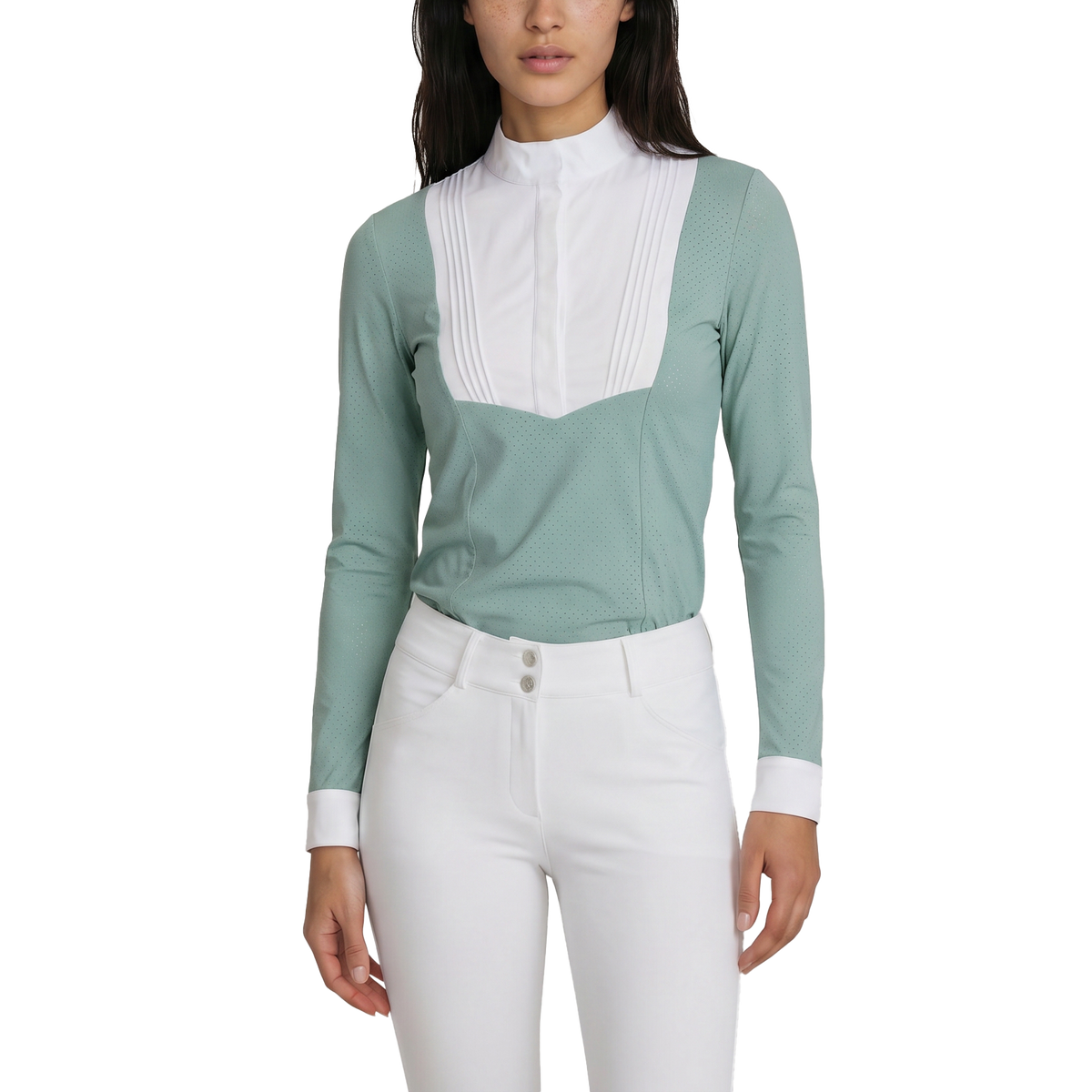 Turnier Bluse Damen Heritage Luft Langarm