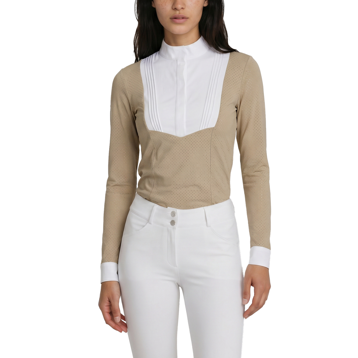 Turnier Bluse Damen Heritage Luft Langarm