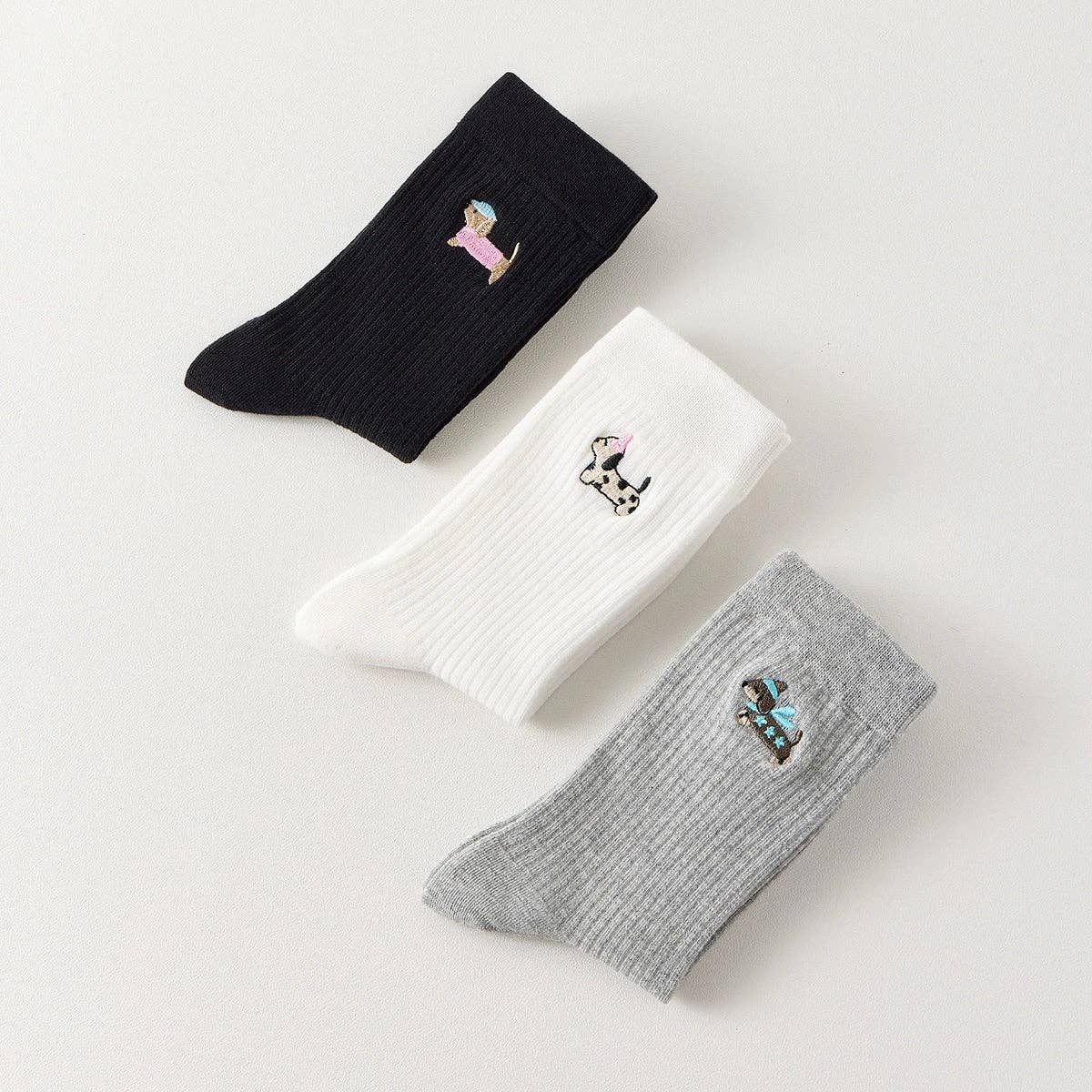 🐶 Sausage Dog Love – 3er Socken-Set