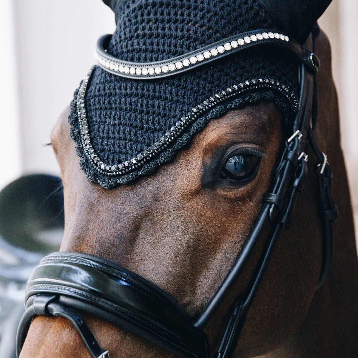 Fliegenhaube Lang Stein Pearl Geräuschlos