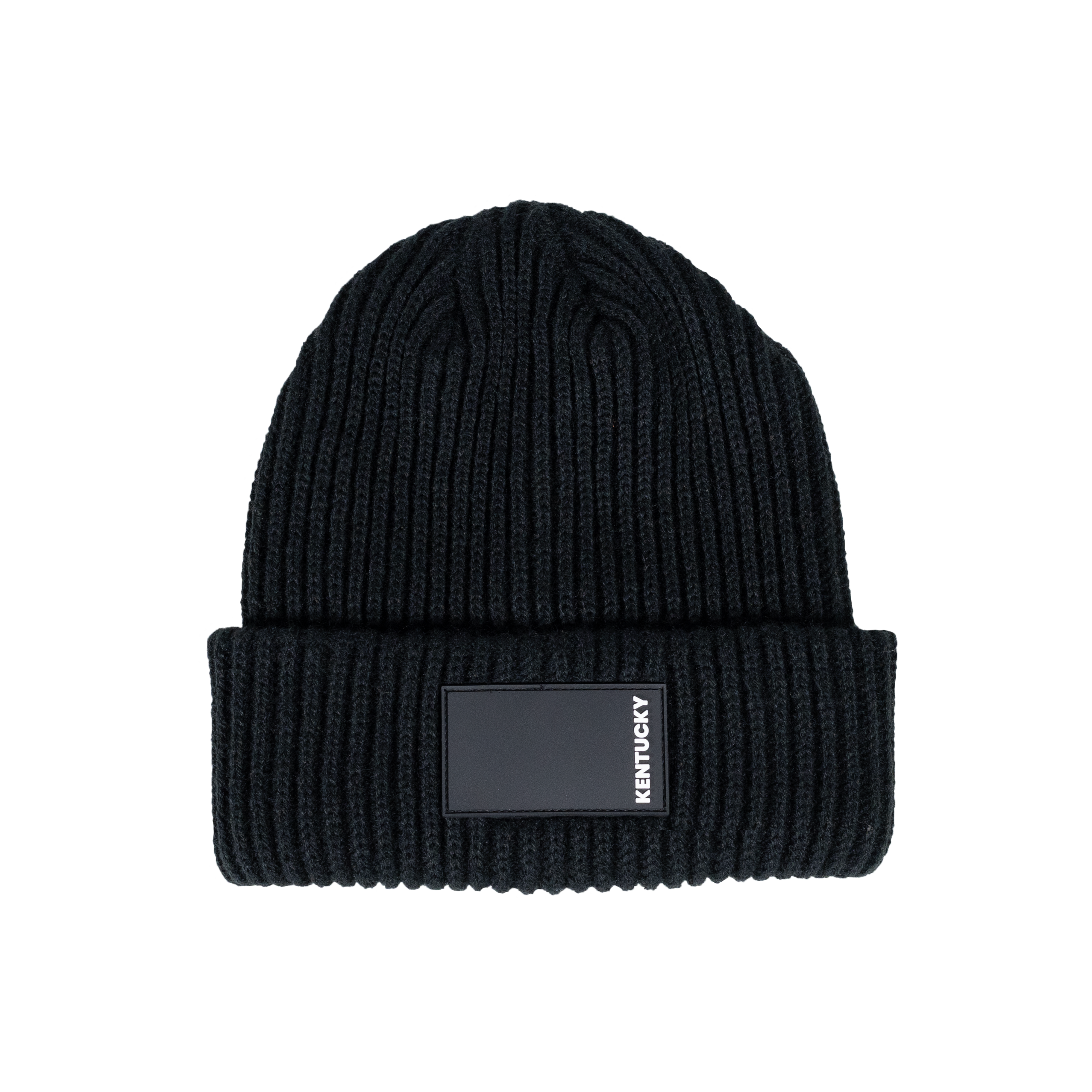 Beanie mit gummiertem Logo
