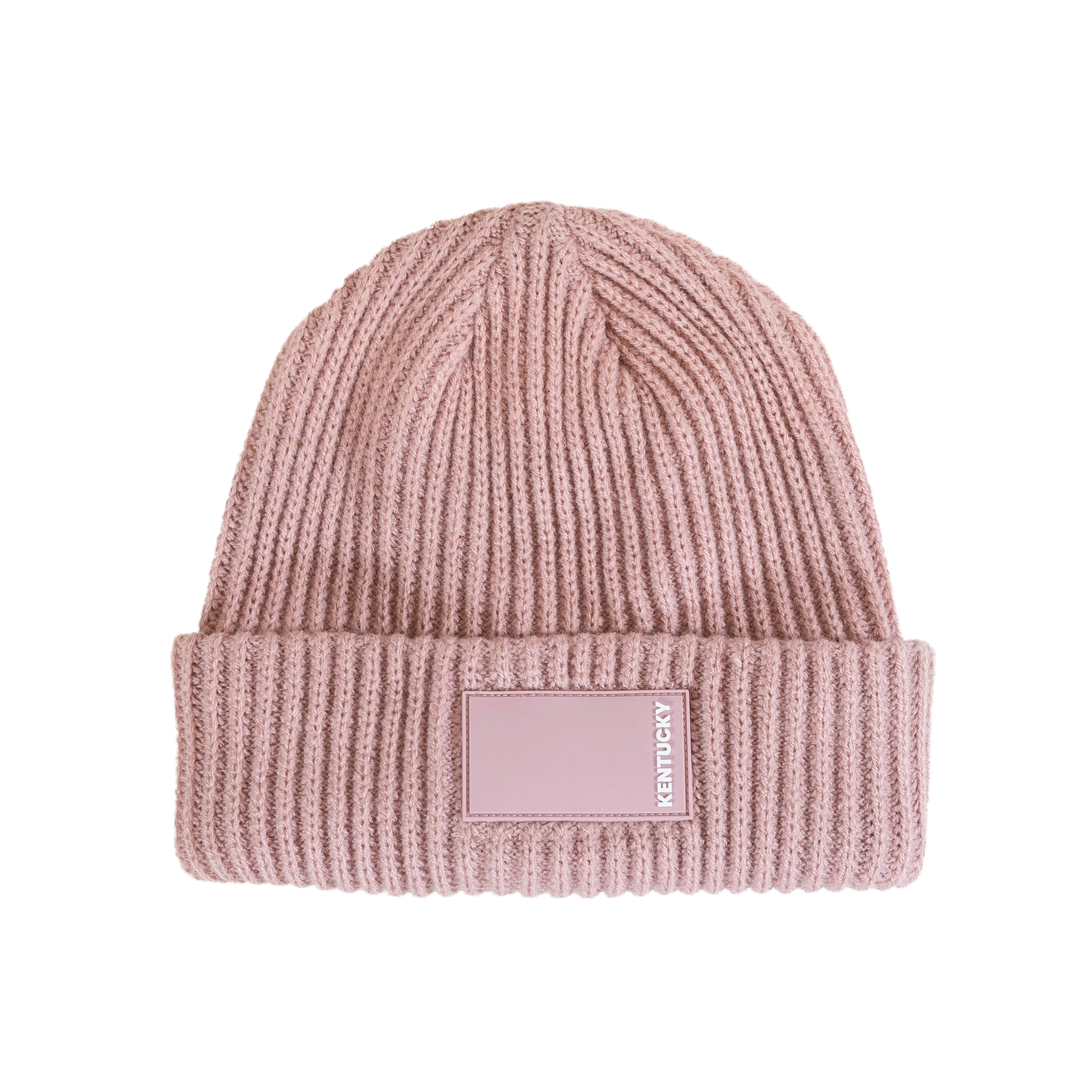 Beanie mit gummiertem Logo