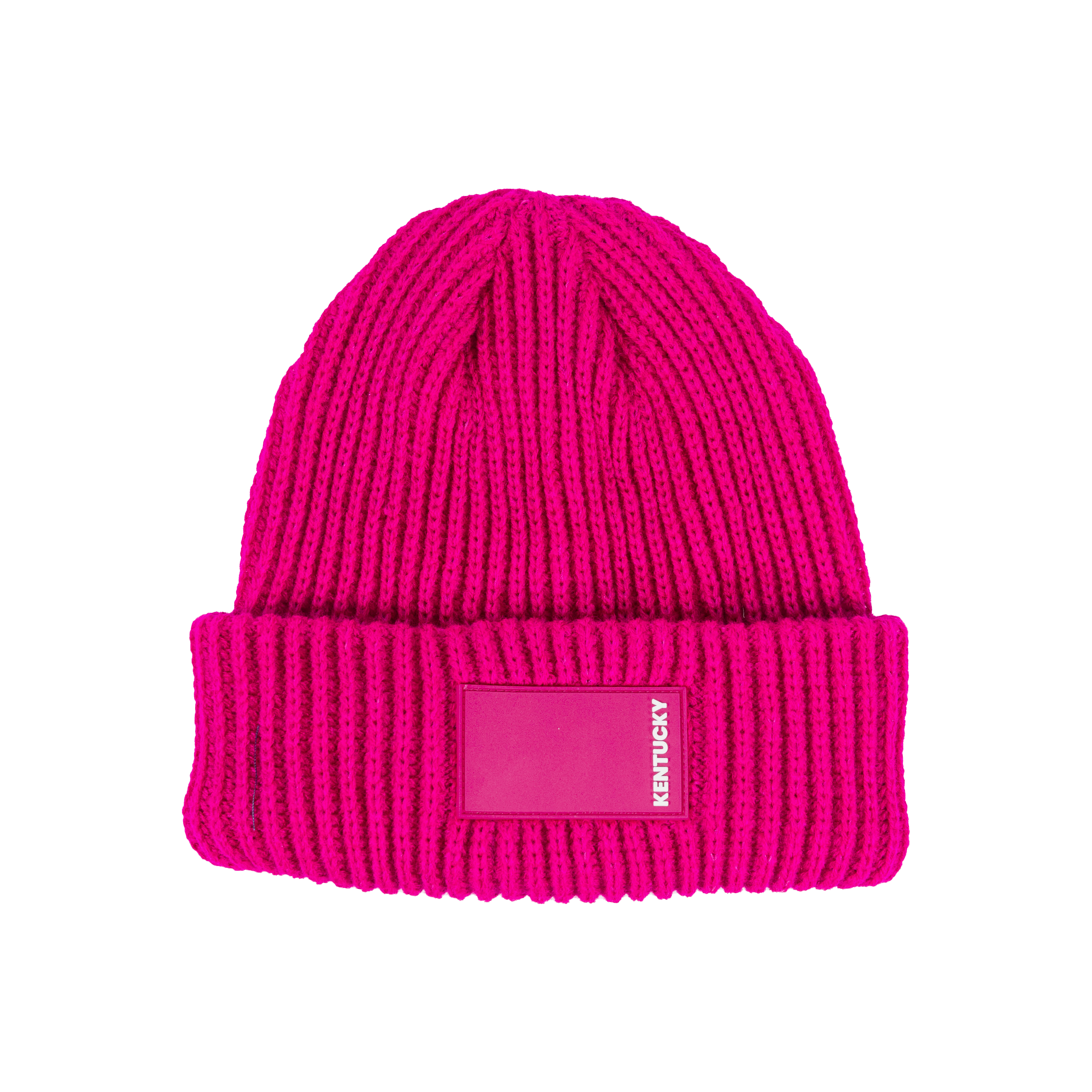 Beanie mit gummiertem Logo