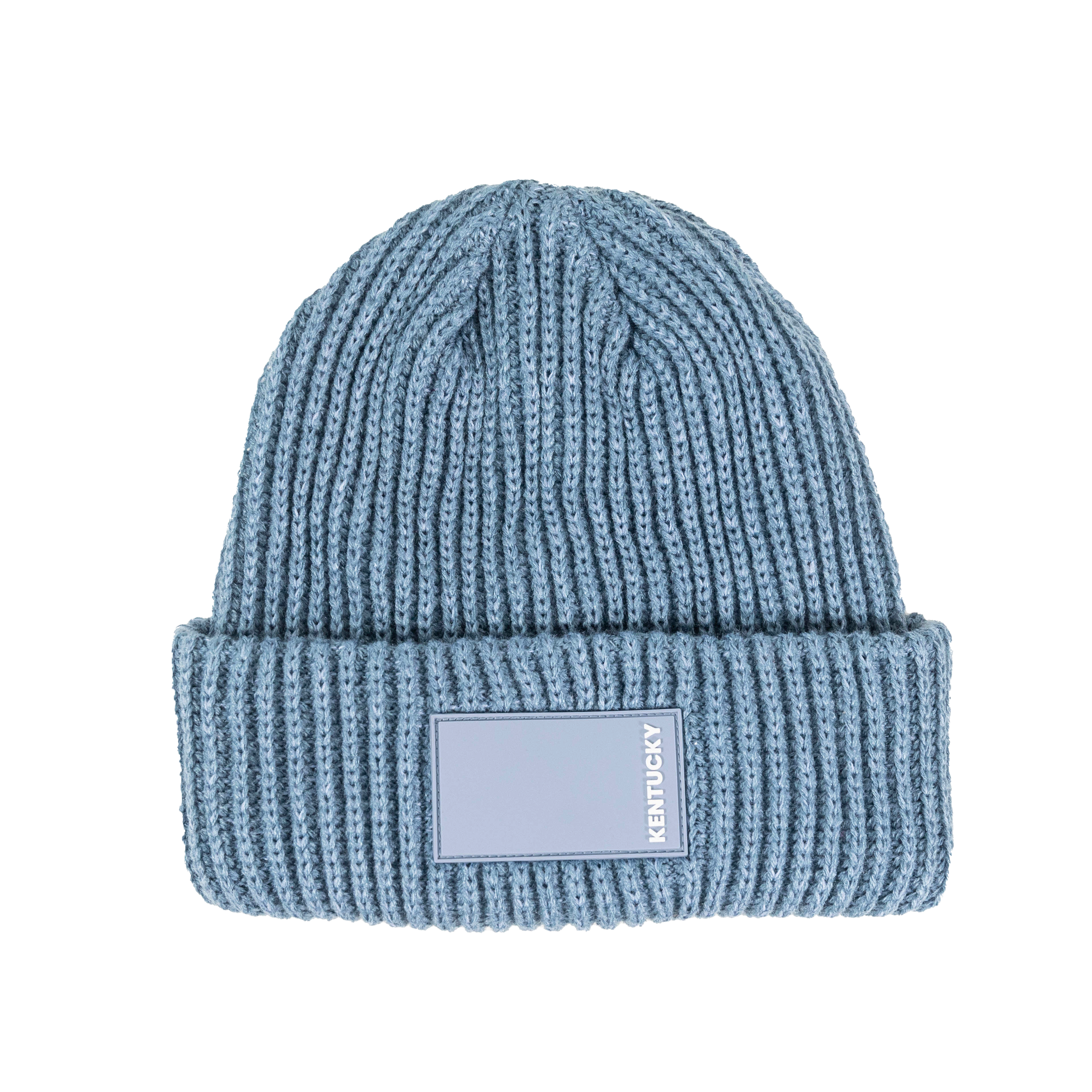 Beanie mit gummiertem Logo