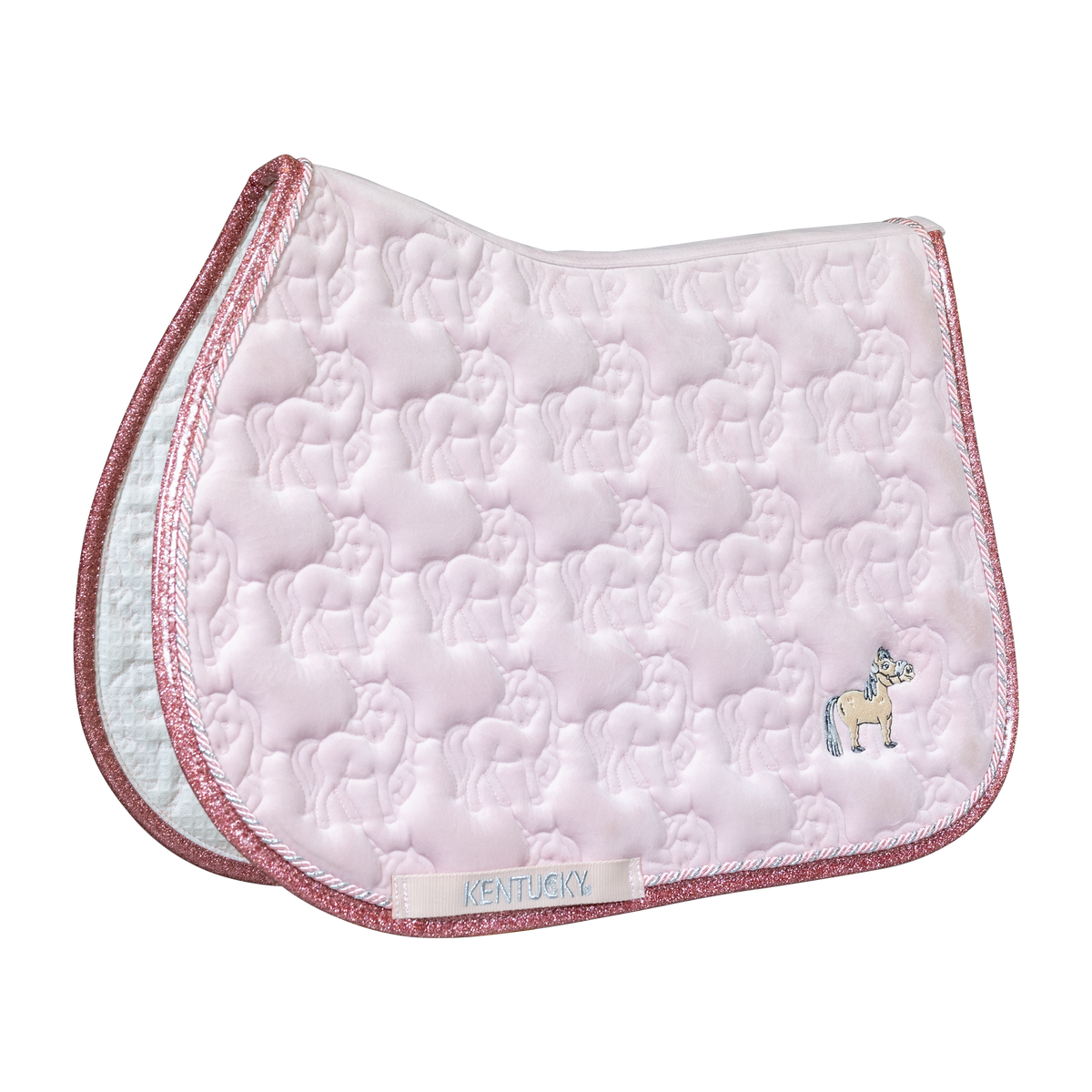 Schabracke Einhorn Glitzer Springen Hellrosa