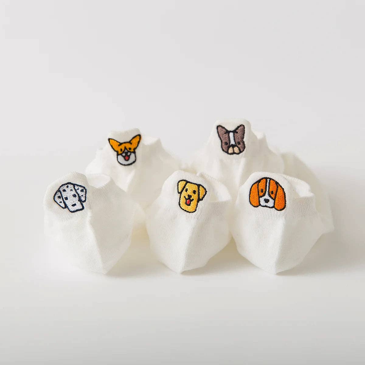 🐶 Paw Parade – 5er Socken-Set