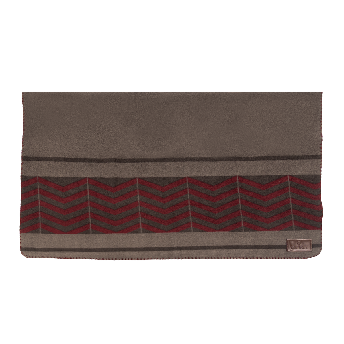 Fleecedecke Square Schwer Fishbone 140x120cm