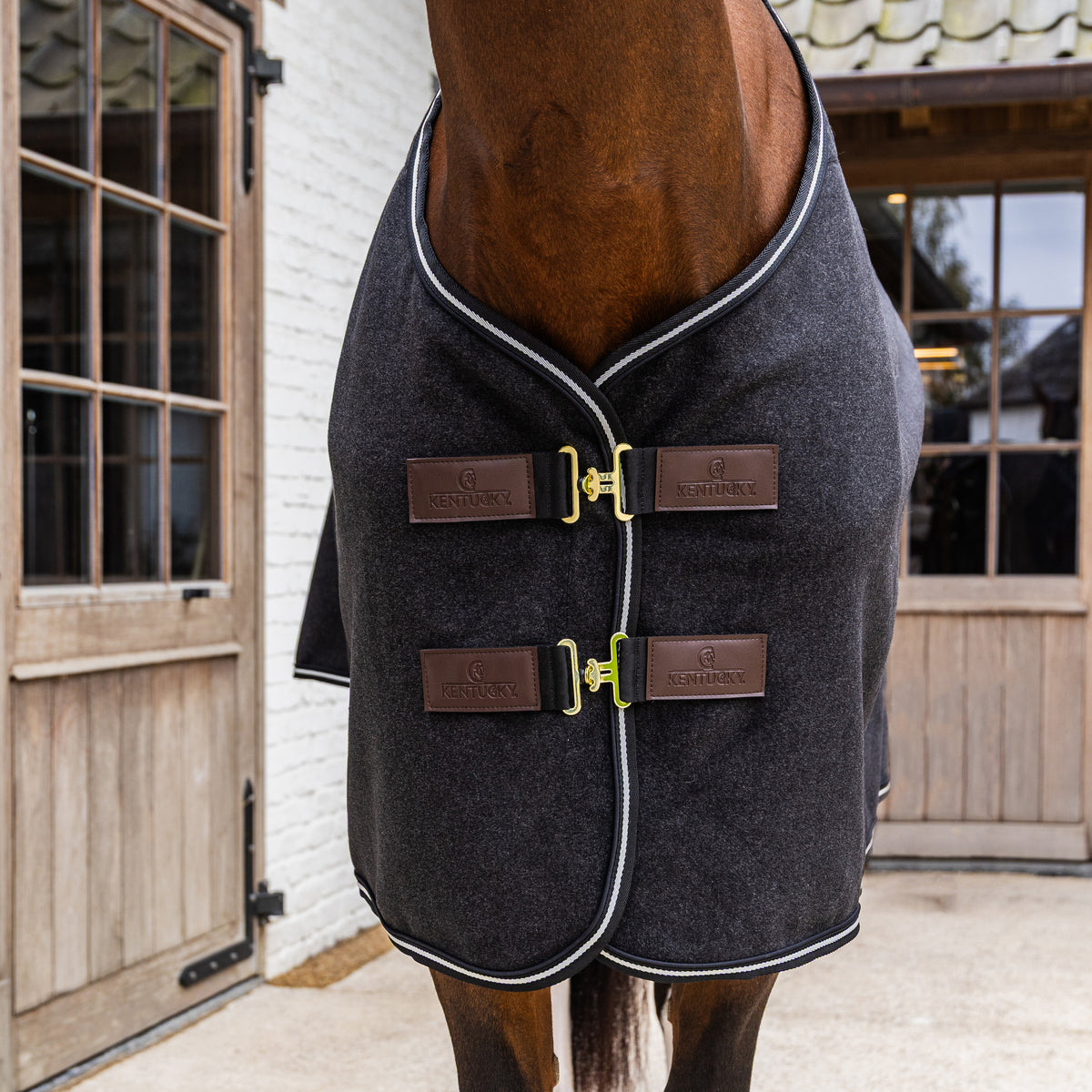 Abschwitzdecke Fleece Melange 125 5