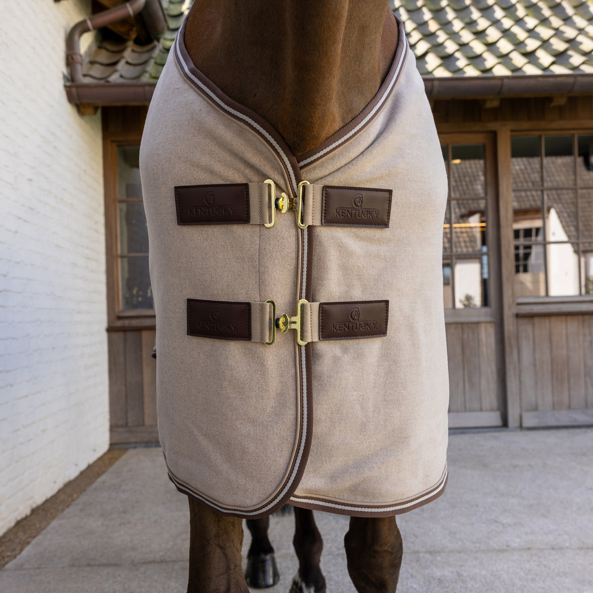 Abschwitzdecke Fleece Melange 125 5