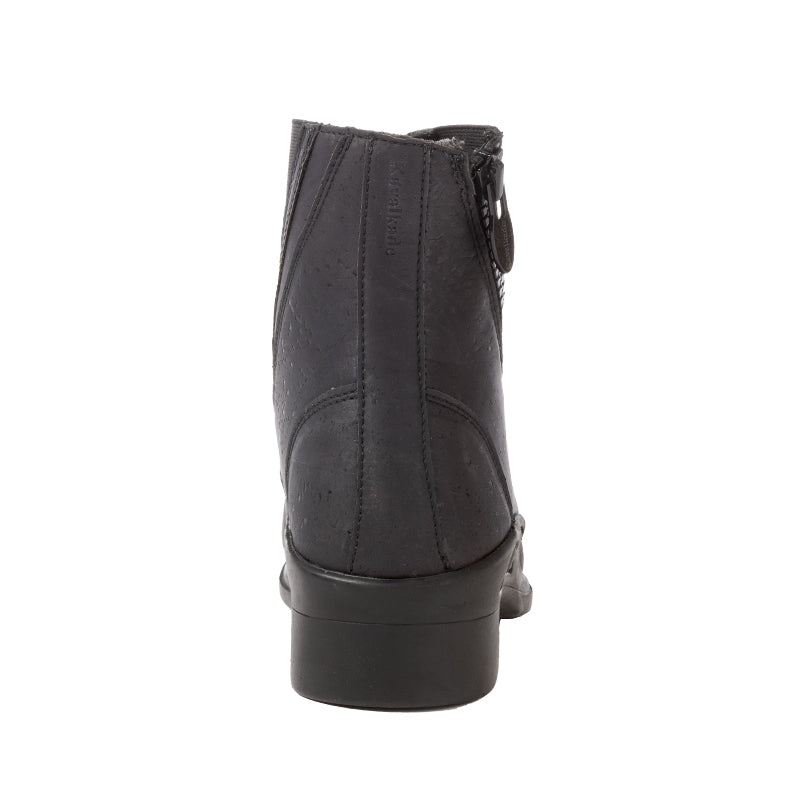 Vegane Stiefelette "Cortica" aus Kork