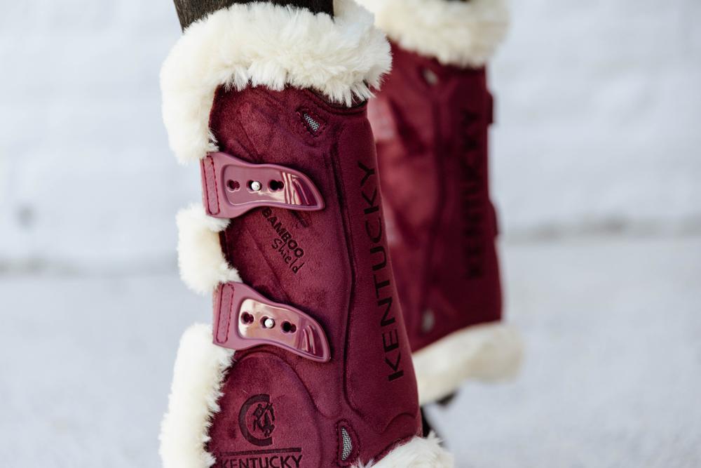 Vegan Fell Springgamaschen Bamboo Elastik Velvet - Kentucky Horsewear