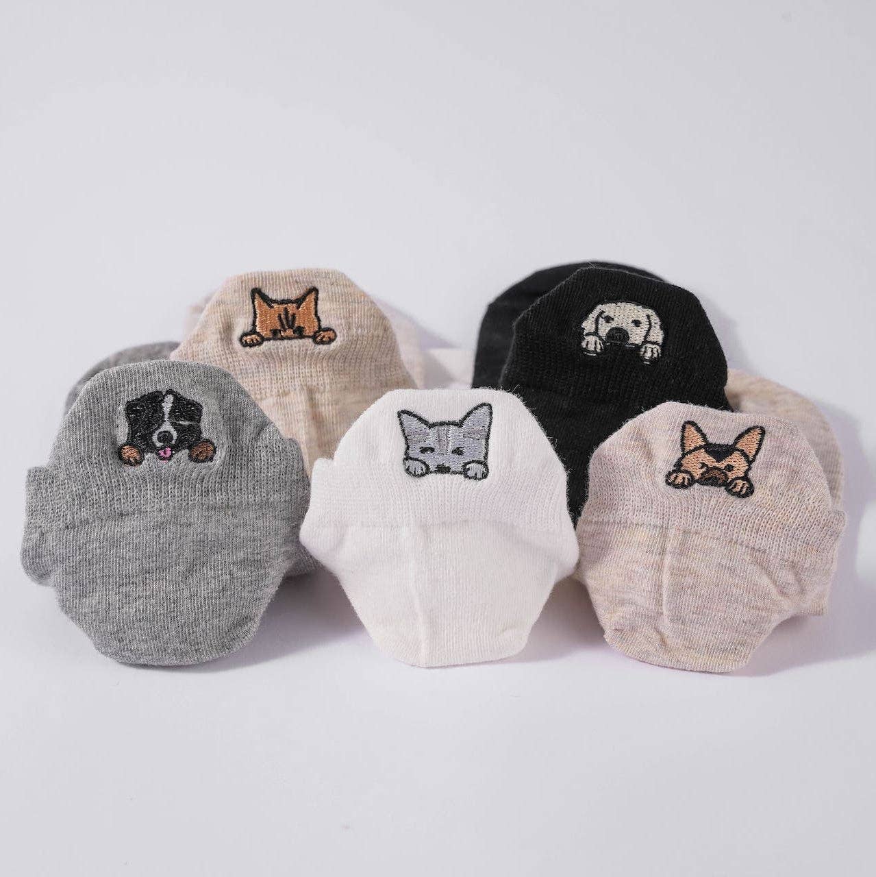 Pet Lovers - 5er Sneaker Socken-Set