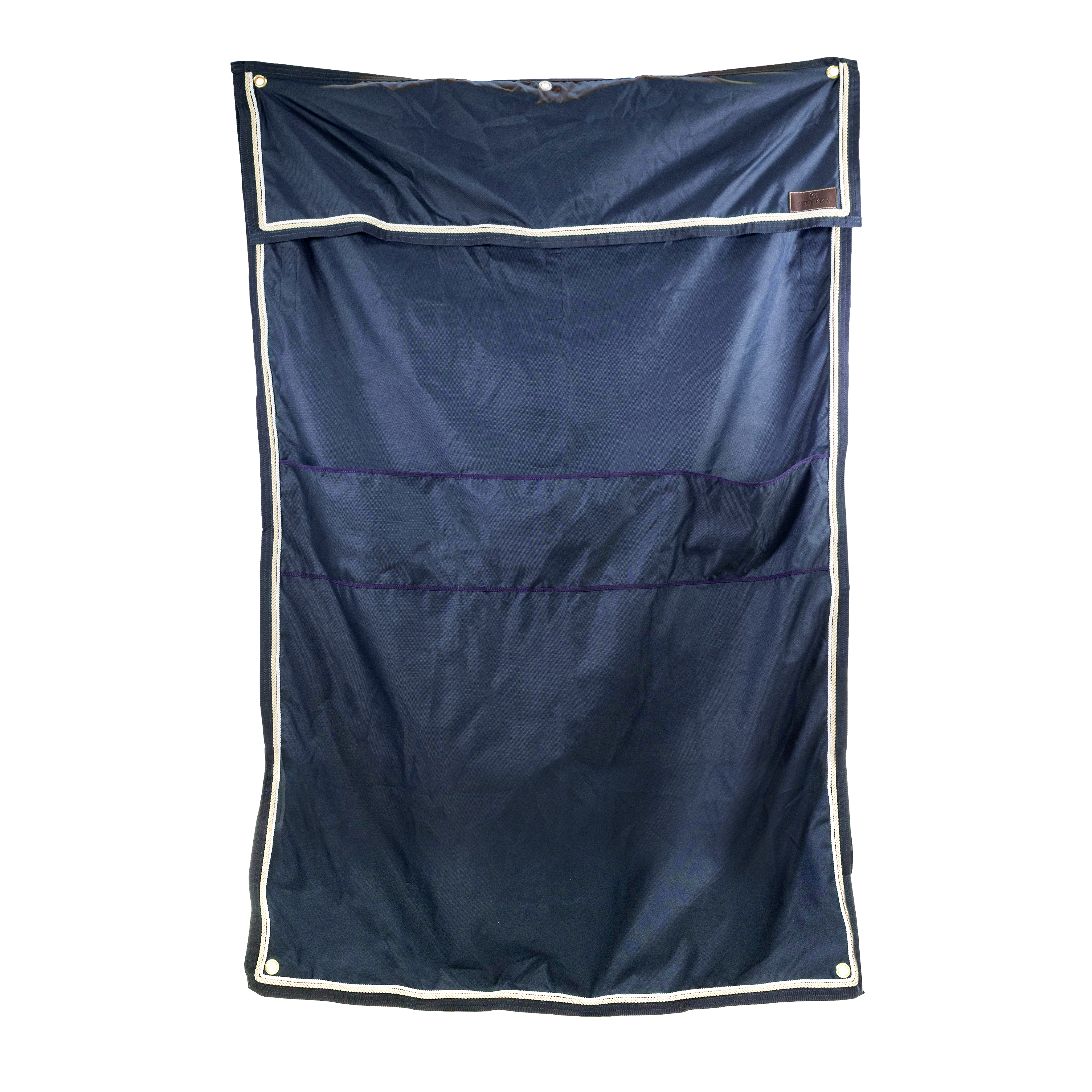Boxenwandvorhang wasserdicht classic mit Taschen