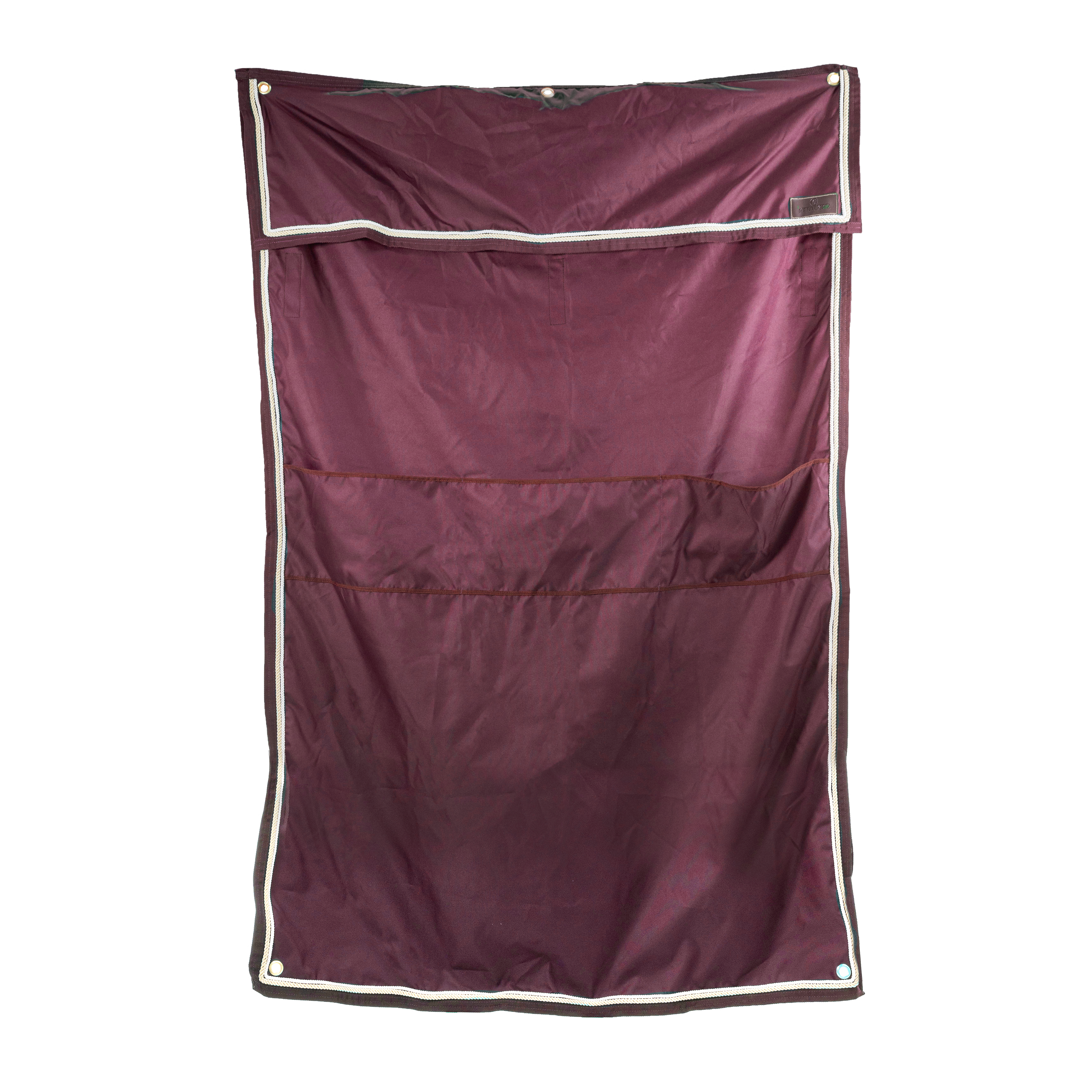 Boxenwandvorhang wasserdicht classic mit Taschen