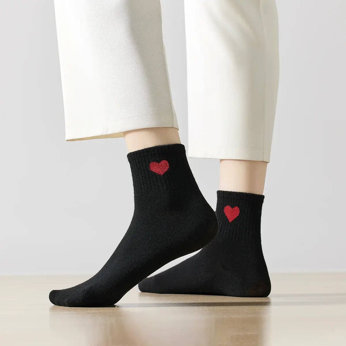 ❤️ Love Club - Damen Socken schwarz