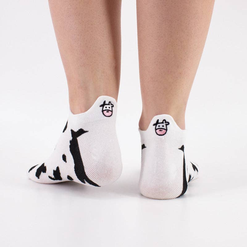 🐮 Cow Love – Sneaker-Socken