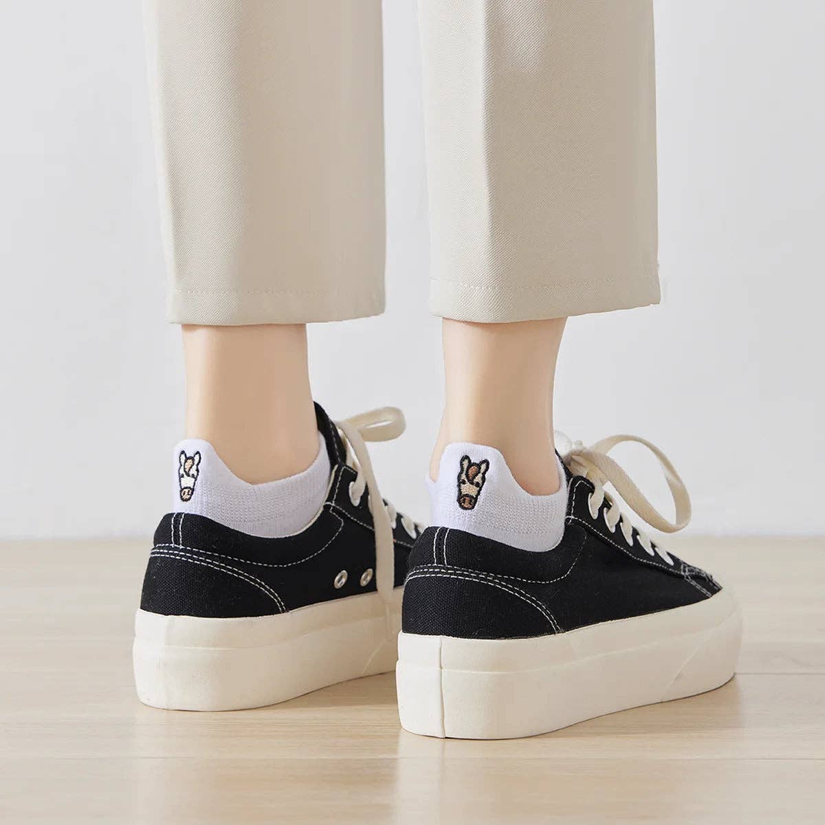 🐴 Cozy Hooves – 4er Socken-Set Pferdeliebe