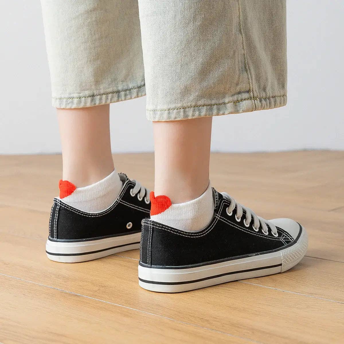 ❤️ Love Club - 5er Set Sneaker Socken Herz