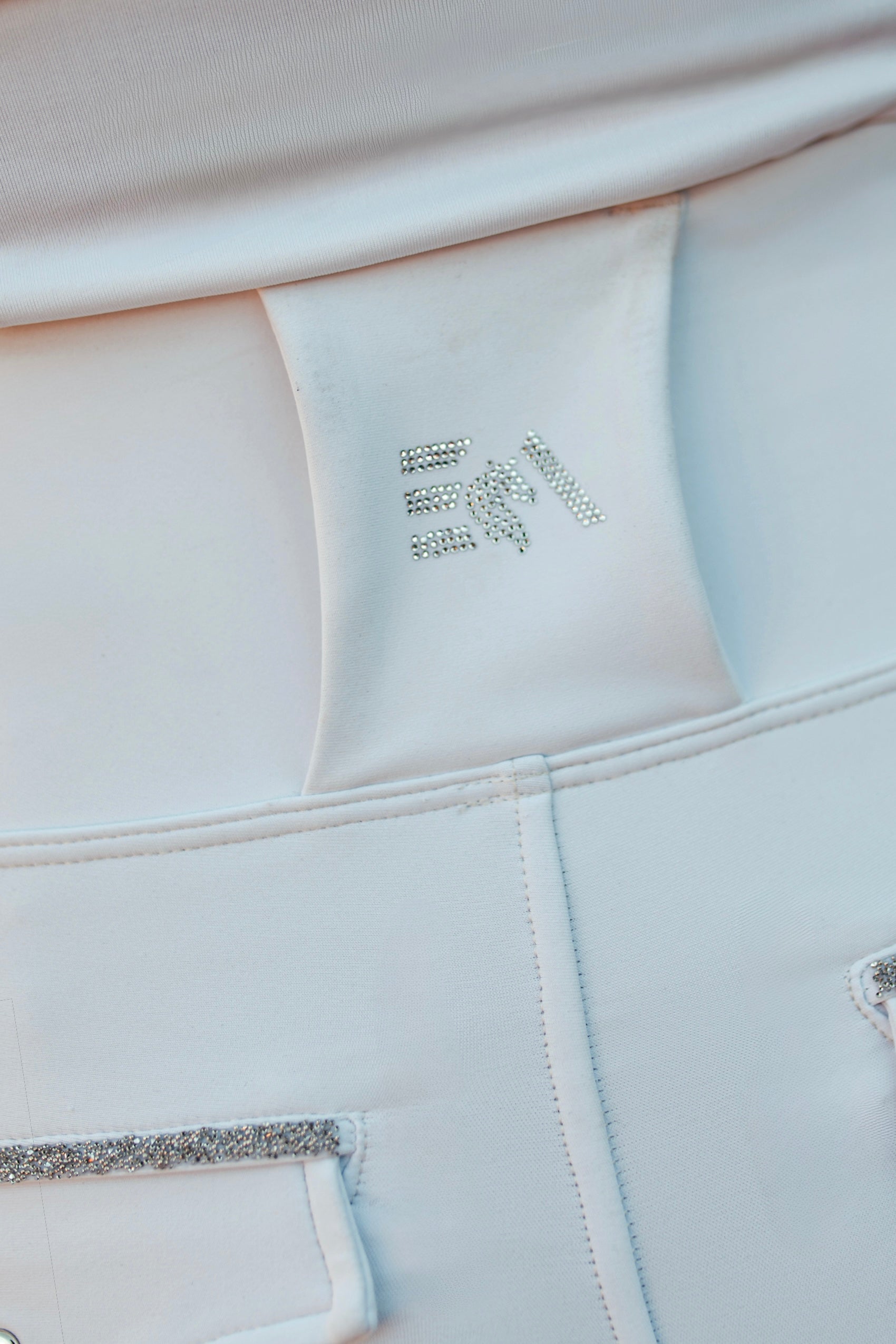 All-inclusive Reitleggings Crystal - weiß