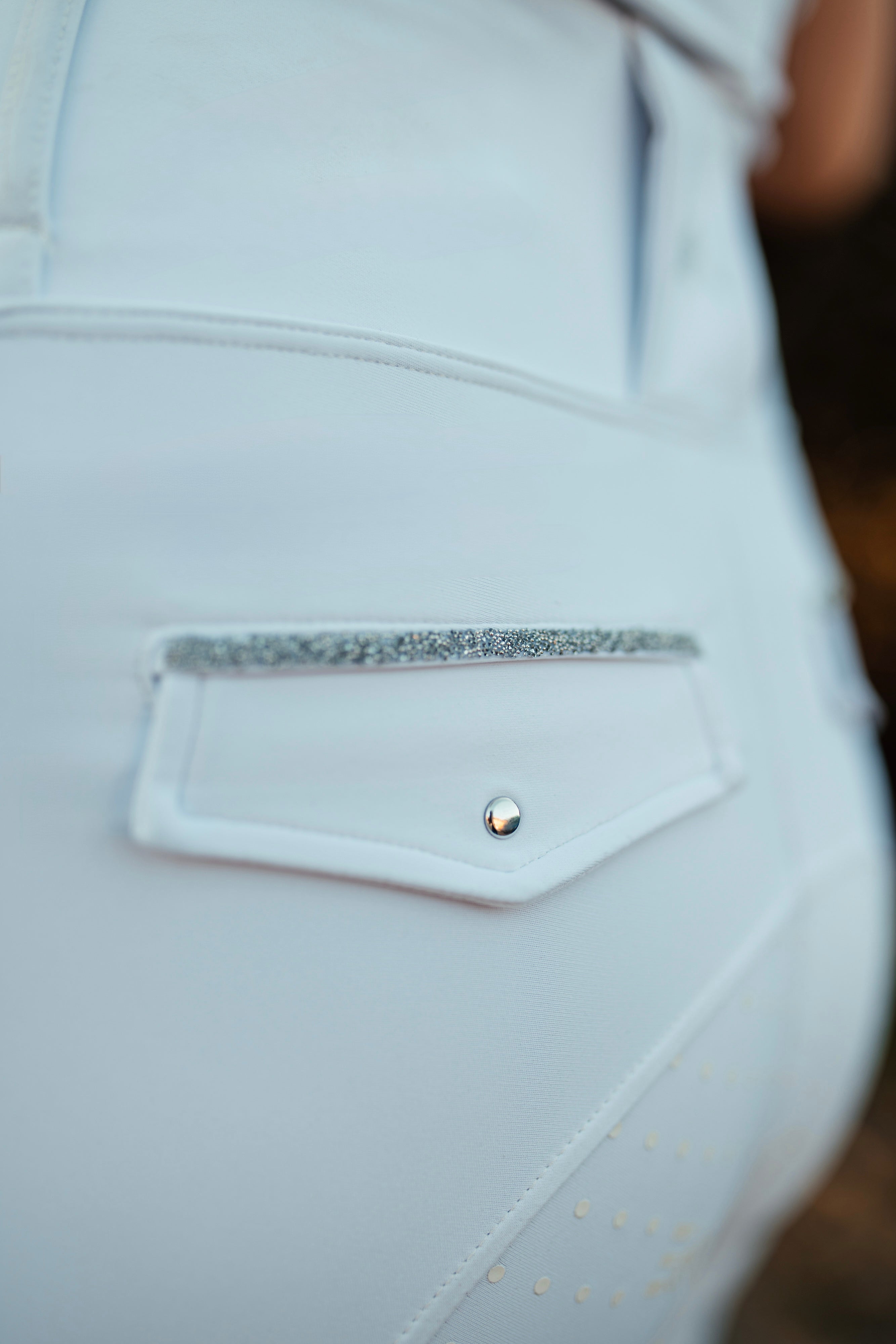 All-inclusive Reitleggings Crystal - weiß