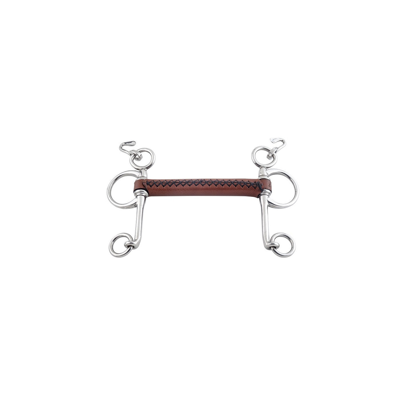 Pelham mit Flexibler Lederstange