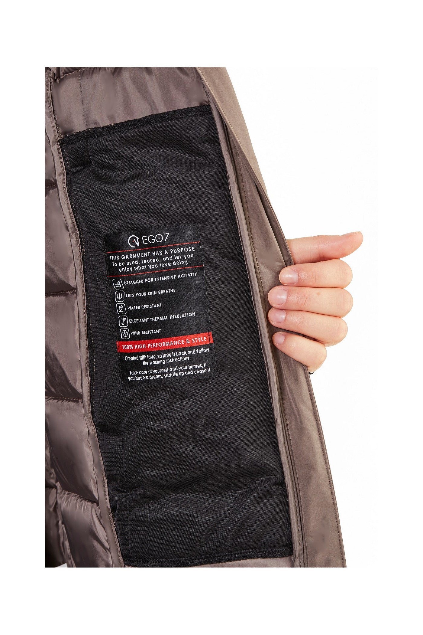 Parka Era Padded long jacket w Detachable Hood