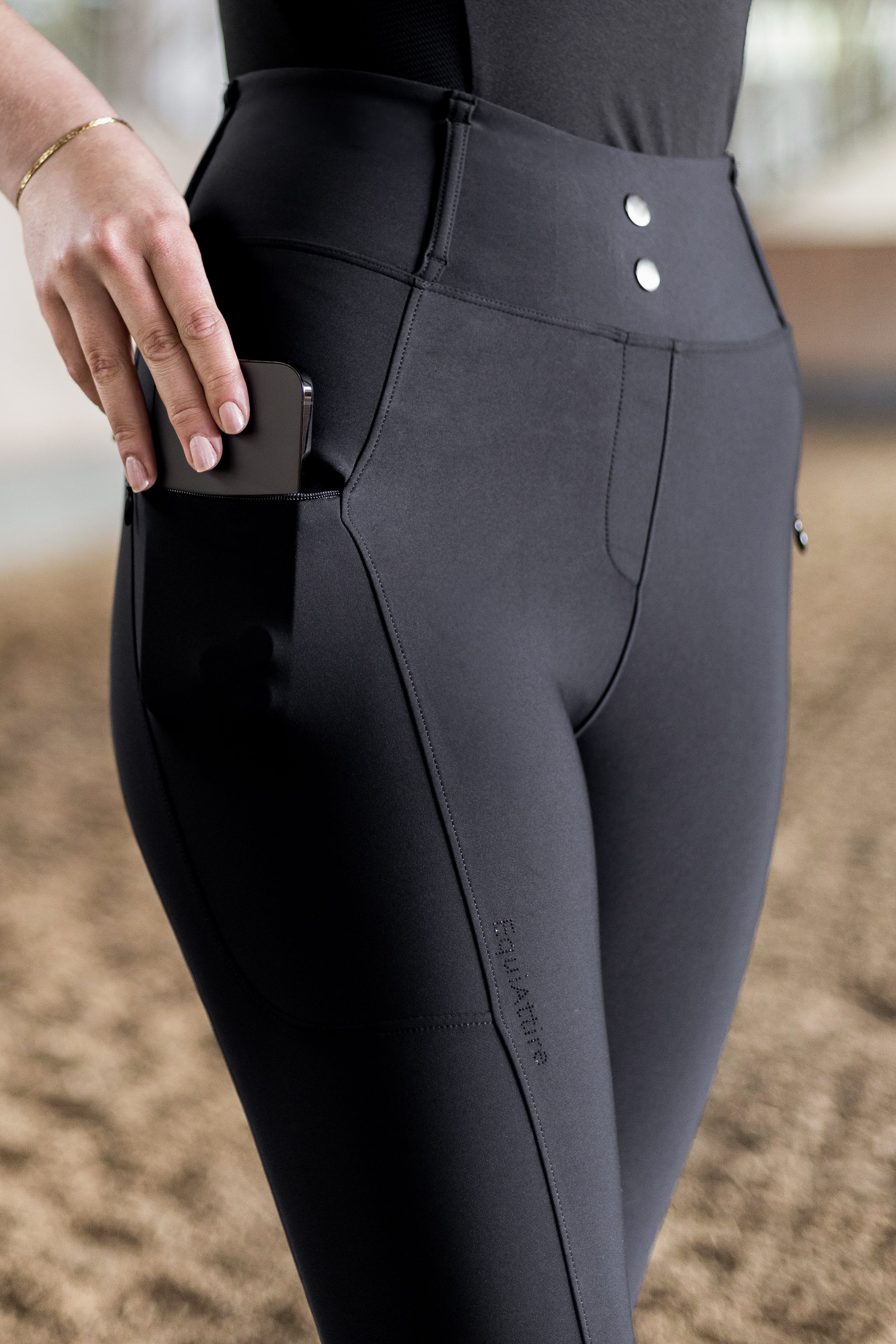 All-inclusive Reitleggings - schwarz
