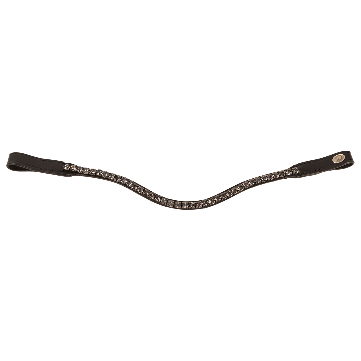 Stirnriemen In Form Mit Swarovskisteinen Schwartz Weich